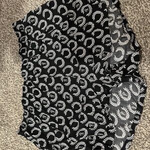 PINK Victoria's Secret Black and White Pajama Shorts